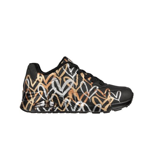 Pantofi Sport Skechers Uno Metallic Love W