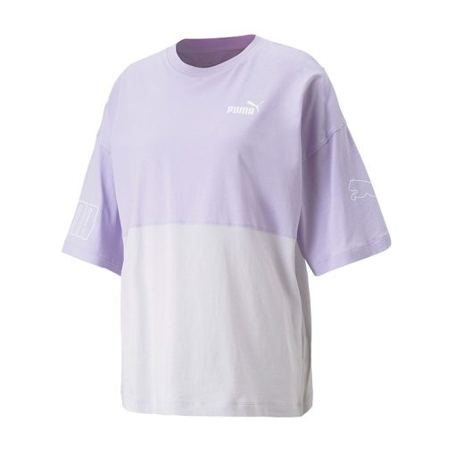 Tricou Puma Power Colorblock W