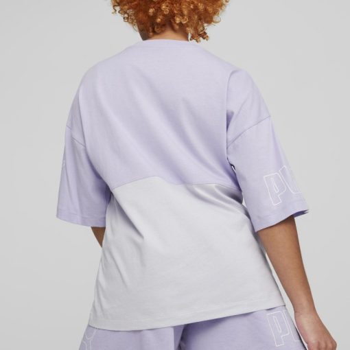 Tricou Puma Power Colorblock W