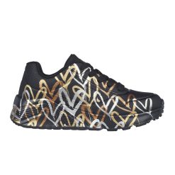 Pantofi Sport Skechers Uno Lite Metallic Love JR