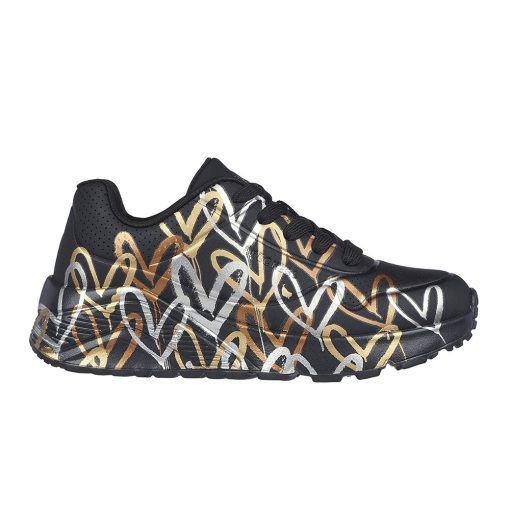 Pantofi Sport Skechers Uno Lite Metallic Love JR