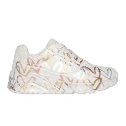 Pantofi Sport Skechers Uno Lite Metallic Love JR