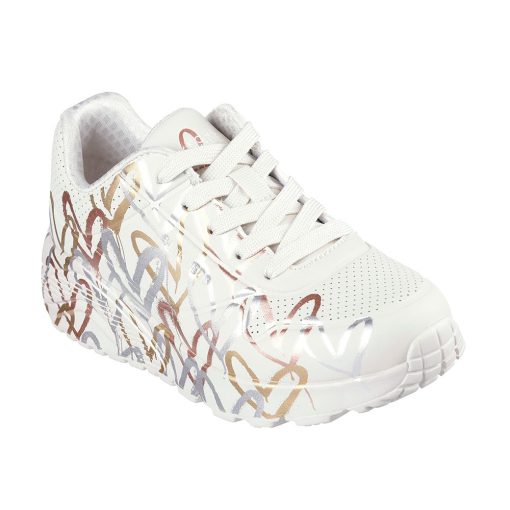 Pantofi Sport Skechers Uno Lite Metallic Love JR
